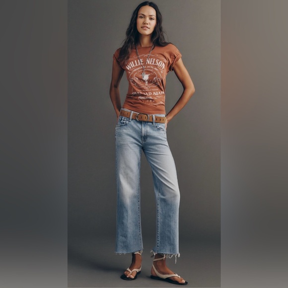 MOTHER The Mid Rise Rambler Zip Ankle Fray, size 25 - Picture 5 of 7